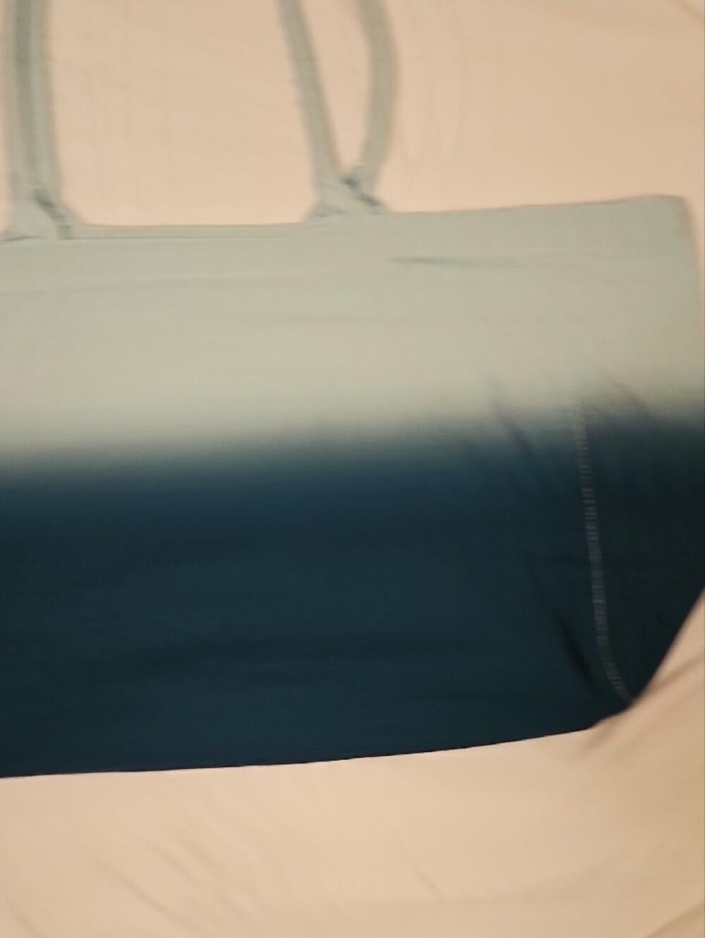 Athleta Ombre Blue Tote Bag EUC - Picture 8 of 11